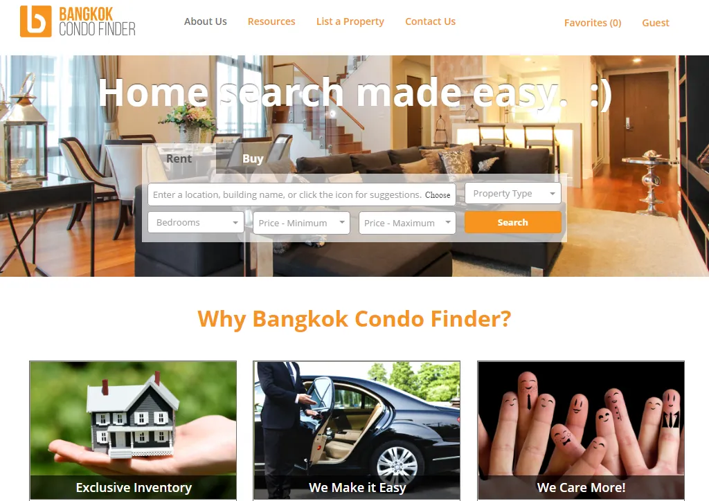 Bangkok Condo Finder screenshot